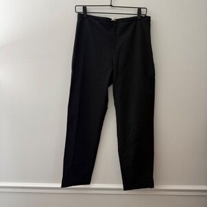 Ellen‎ Fisher Black Pants Women's Size Small Pull On Casual Career Side Zip